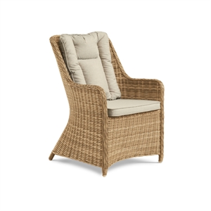 Lombok havestol - Natural polyrattan - INKL. hynder